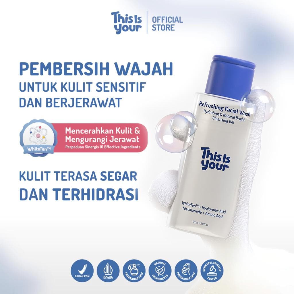 Refreshing Facial Wash Cleansing Gel