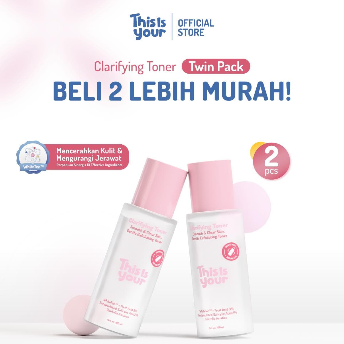 Twin Pack Clarifying Toner